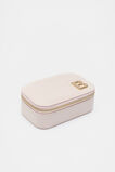 Initials Mini Jewellery Case Rose Petal  B  hi-res