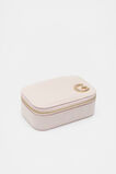 Initials Mini Jewellery Case Rose Petal  G  hi-res