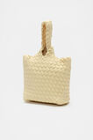 Woven Textured Mini Tote  Marzipan  hi-res