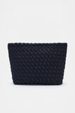Woven Textured Pouch  Twilight Blue  hi-res