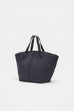 Felt Large Carry All Tote  Dark Blue  hi-res