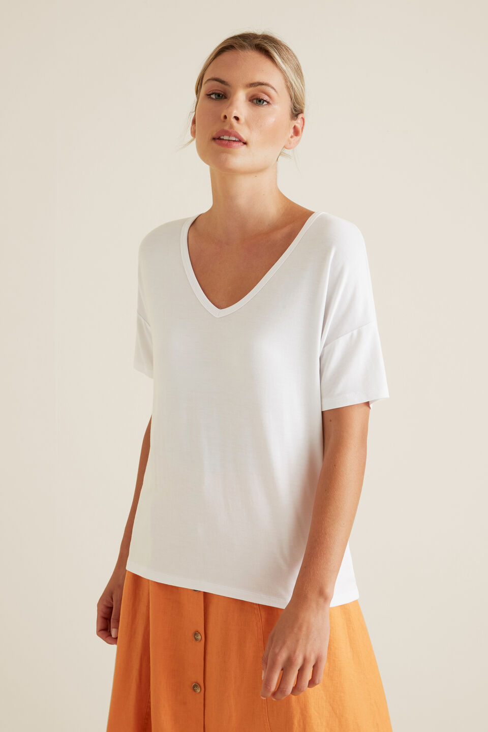 V Neck Tee  