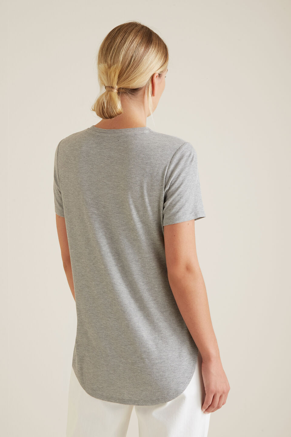 Scoop Hem Tee  