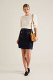 Pocket Detail Denim Skirt    hi-res