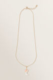 Unicorn Initial Necklace    hi-res