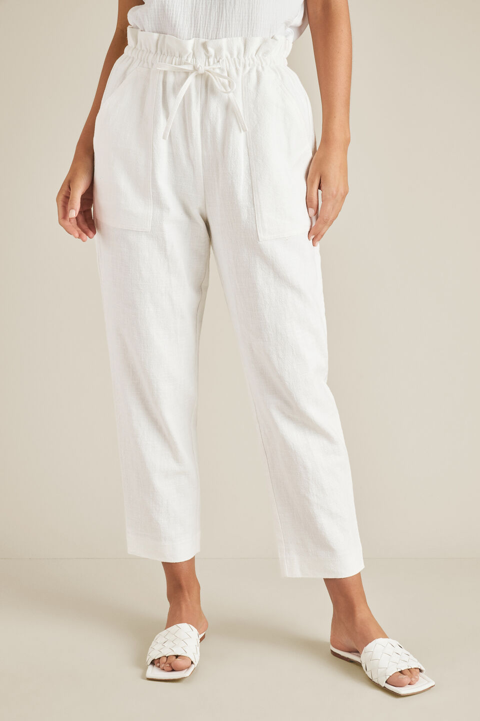 Tapered Paperbag Pant  