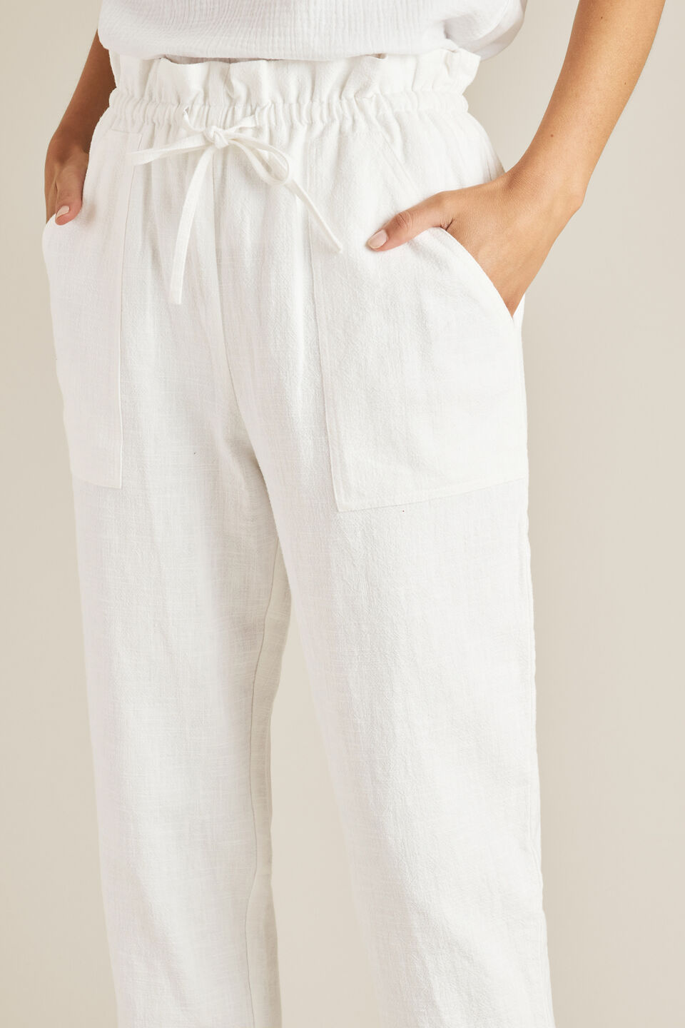 Tapered Paperbag Pant  