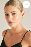 Fine Diamante Huggie Hoops  9  hi-res