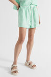 Linen Tie Short  Key Lime Stripe  hi-res