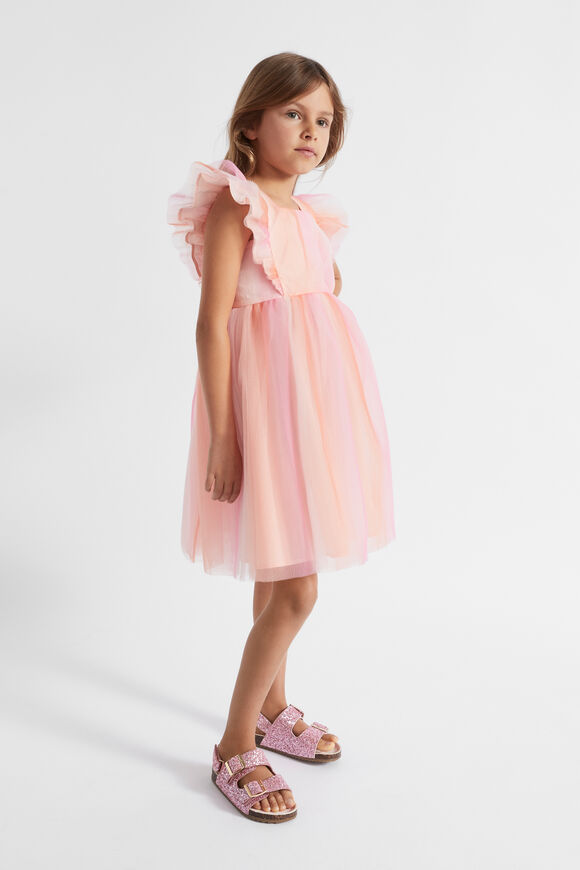 Crinkle Tulle Dress  Multi  hi-res