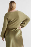 Rib Wrap Front Knit  Pistachio  hi-res
