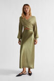 Rib Wrap Front Knit  Pistachio  hi-res