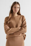 Crepe Cocoon Knit  Fudge  hi-res