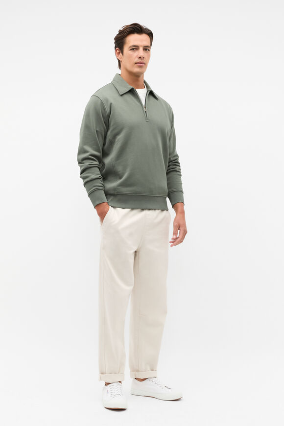 Heritage Half Zip  Light Khaki  hi-res