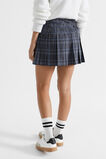 Check Pleat Skirt  Washed Black  hi-res