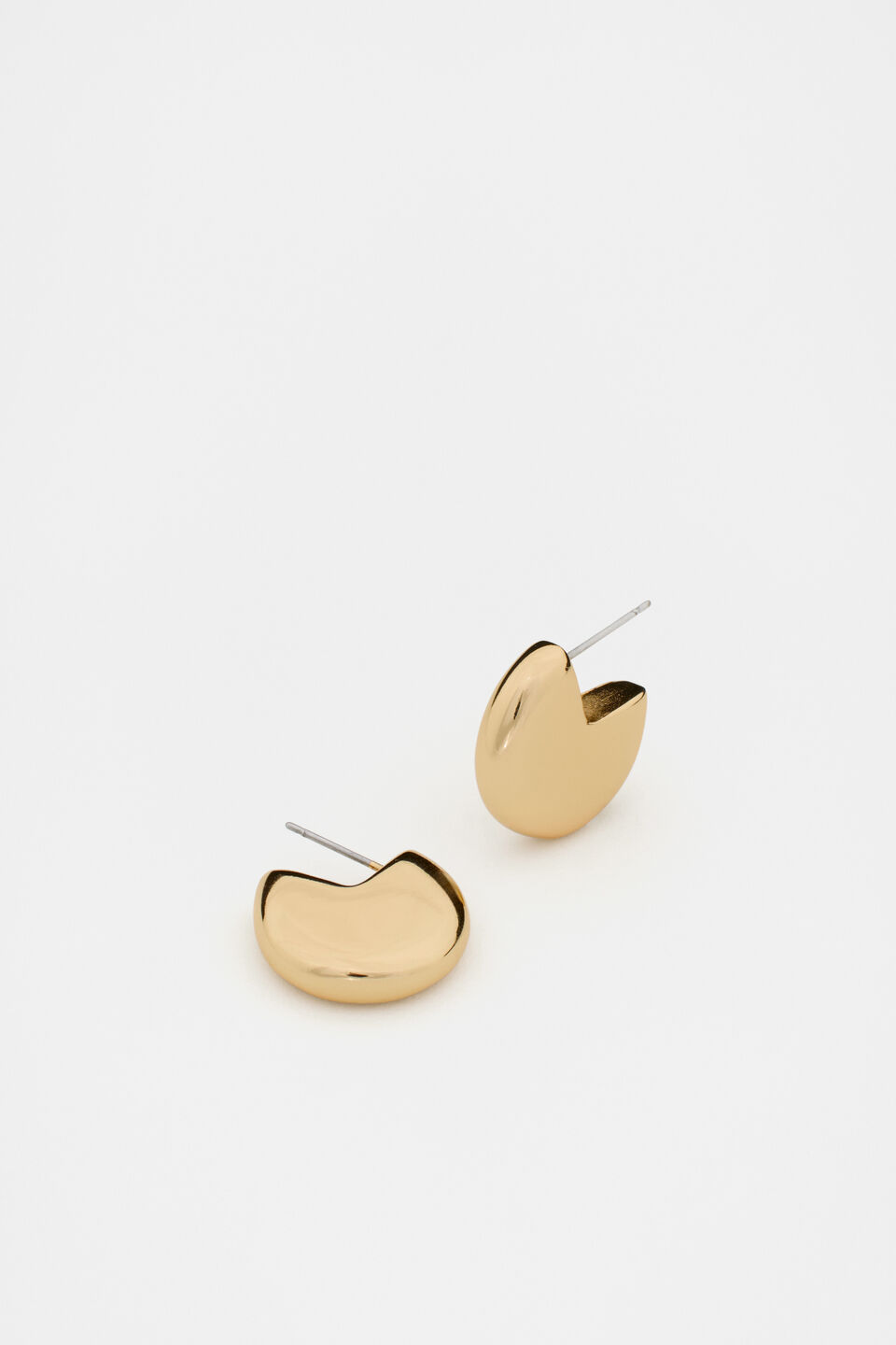 Semi Orb Hoop  Gold