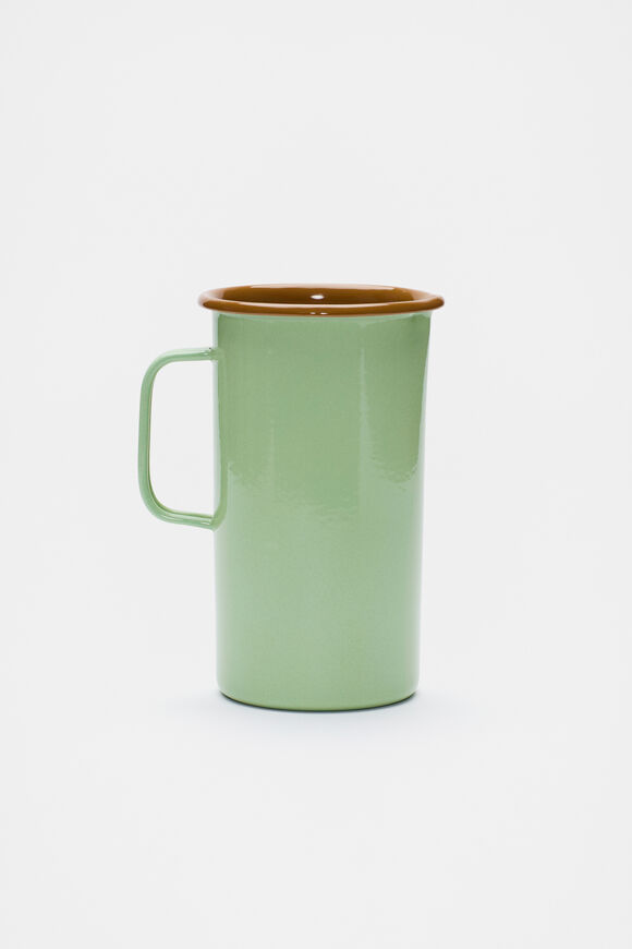 Amira Enamel Jug  Deep Emerald  hi-res