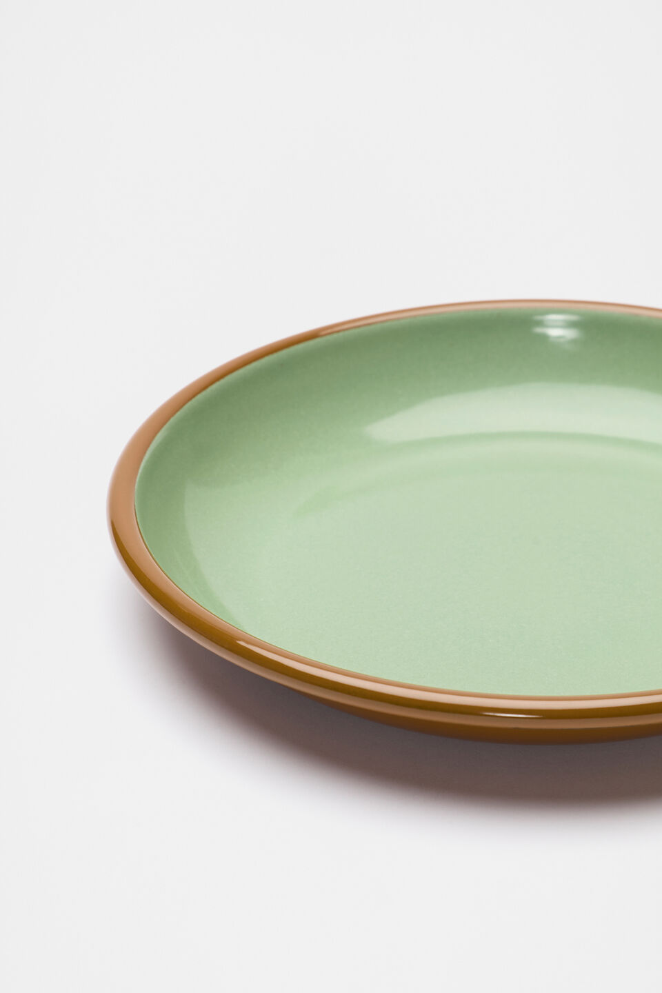 Amira Enamel Plate  Deep Emerald