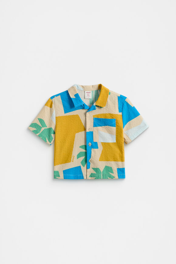 Palm Print Shirt  Multi  hi-res