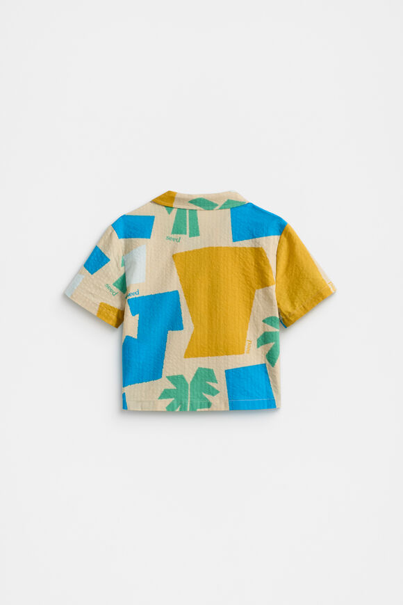 Palm Print Shirt  Multi  hi-res