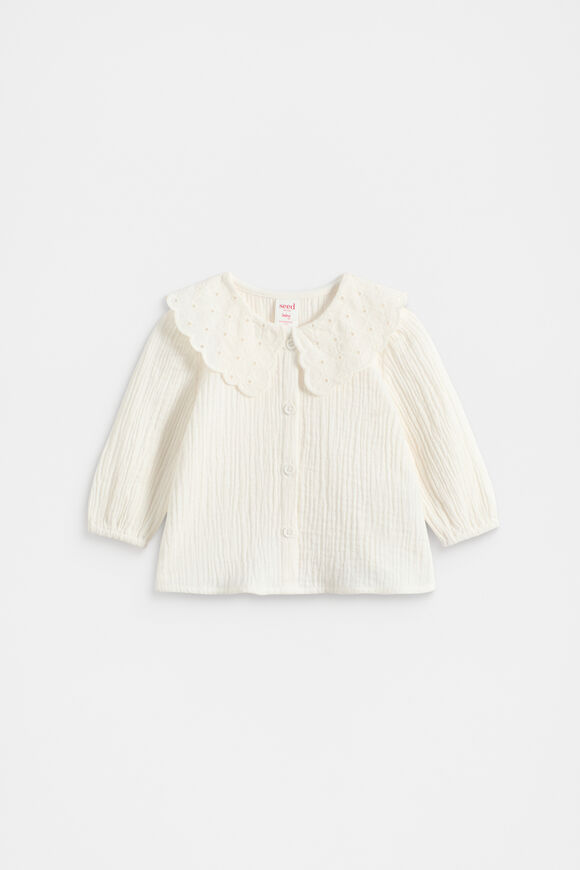 Broderie Shirt  Milk  hi-res