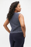 Stripe Textured Shell Top  Midnight Sky Stripe  hi-res