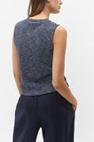 Stripe Textured Shell Top  Midnight Sky Stripe  hi-res