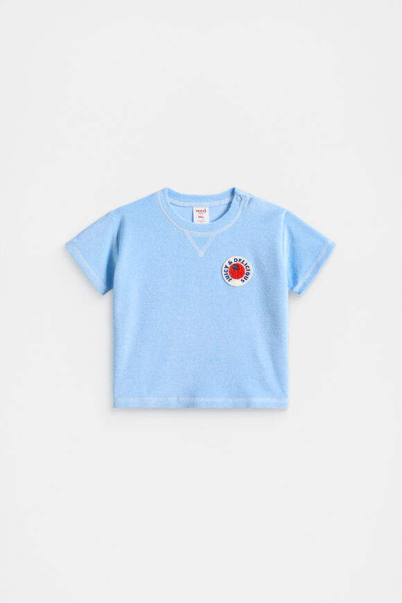 Towelling Tee  Dove Blue  hi-res