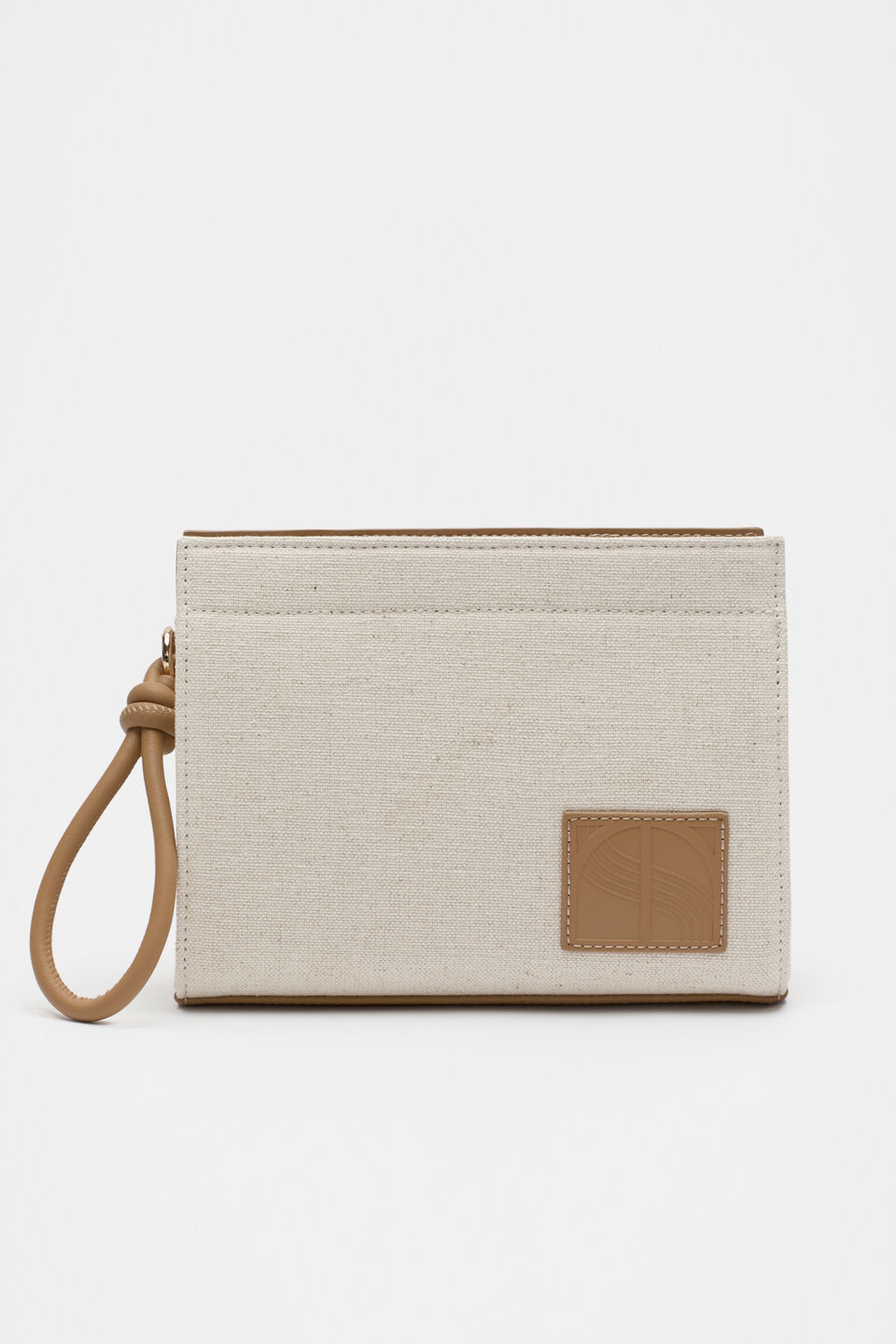 Logo Canvas Pouch  Natural