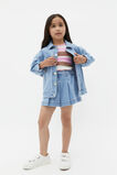 Denim Pleat Short  Clean Blue Wash  hi-res