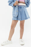 Denim Pleat Short  Clean Blue Wash  hi-res