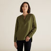 V Neck Textured Shirt    hi-res