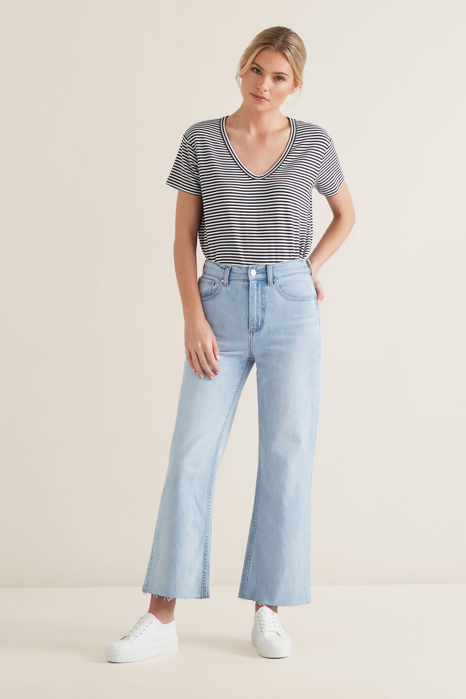 Easy Asymmetrical Tee  