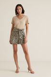 V Neck Rib Tee    hi-res