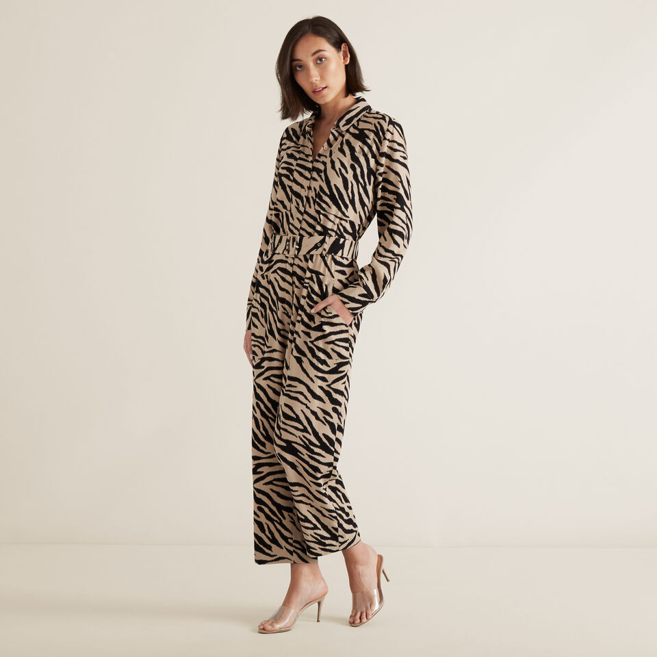 Sketchy Zebra Jumpsuit  