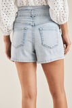 Belted Denim Yoke Short    hi-res