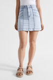 Denim A Line Panel Mini Skirt  Pacific Wash  hi-res