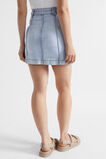 Denim A Line Panel Mini Skirt  Pacific Wash  hi-res