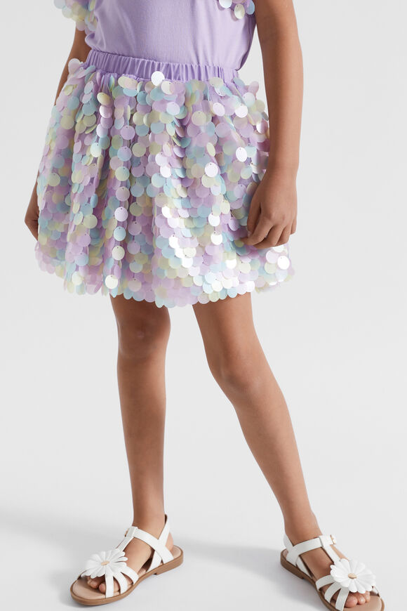 Ombre Sequin Tutu  Lavender  hi-res