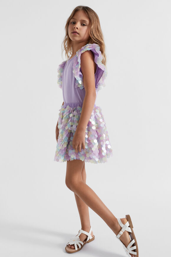 Ombre Sequin Tutu  Lavender  hi-res
