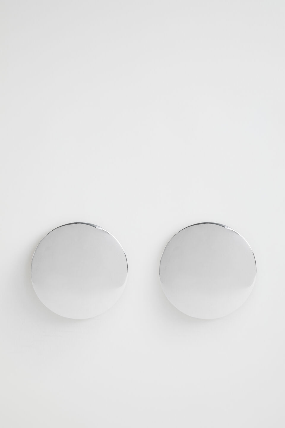 Oversized Dome Stud  Silver