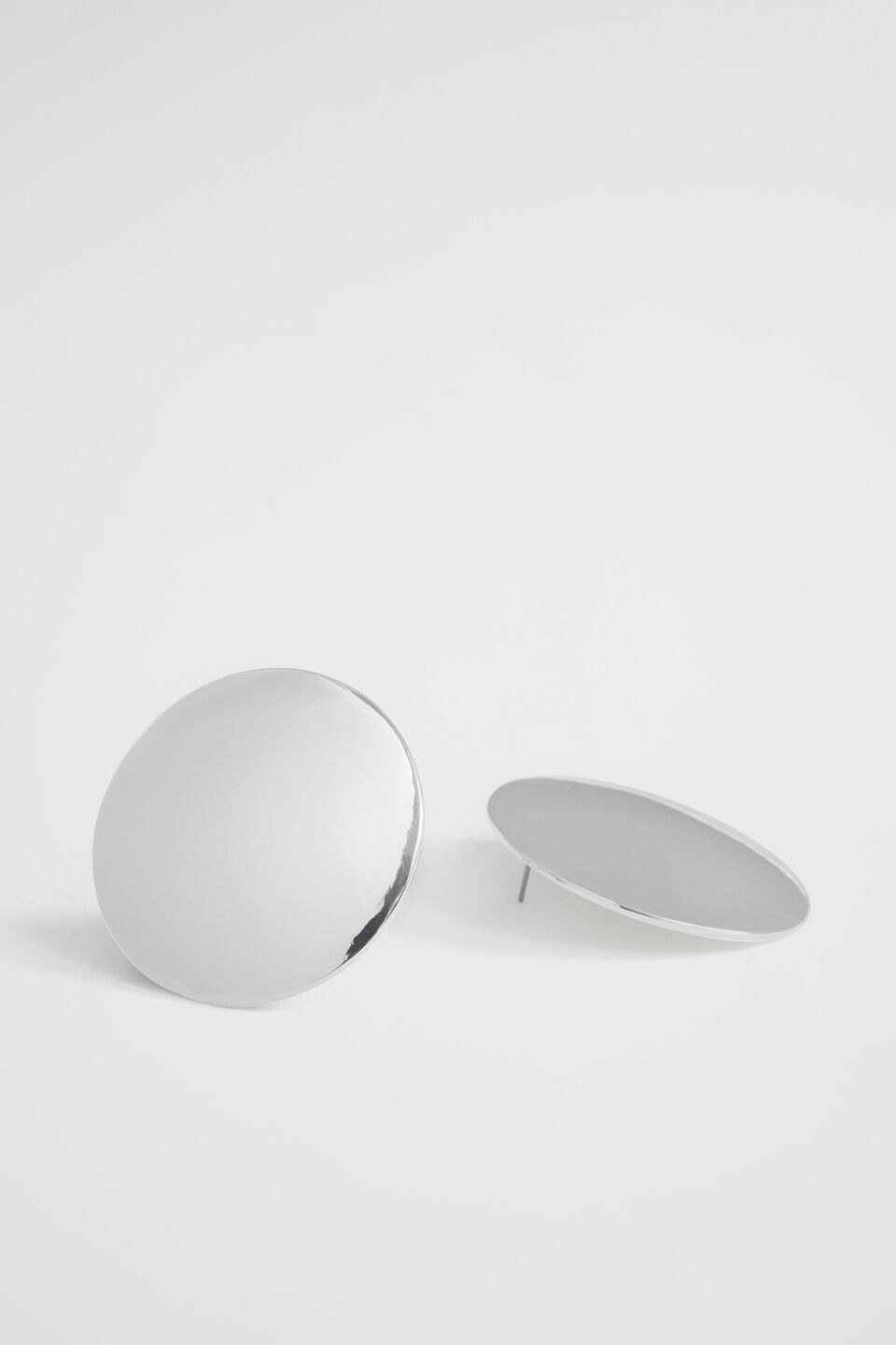 Oversized Dome Stud  Silver