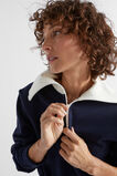 Terry Half Zip Sweat  Midnight Sky  hi-res