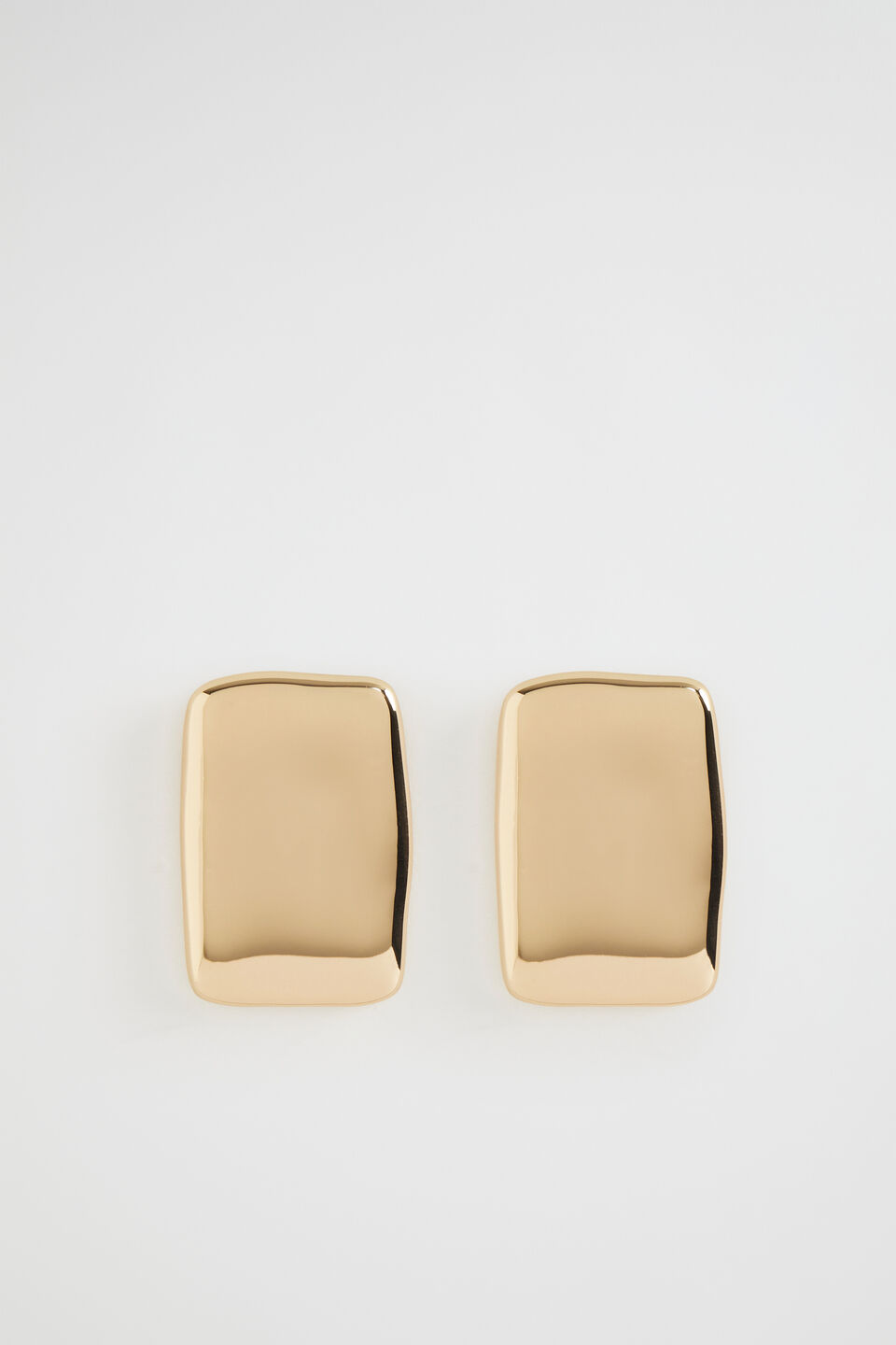 Rectangle Stud Earring  Gold