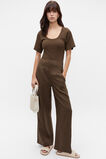 Scoop Neck Tee  Dark Praline  hi-res