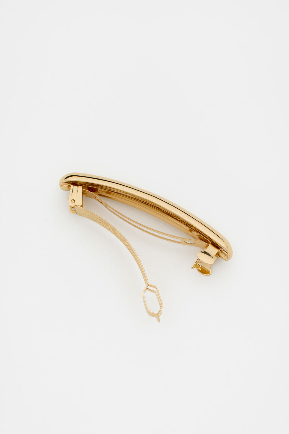 Long Curved Barrette  Gold