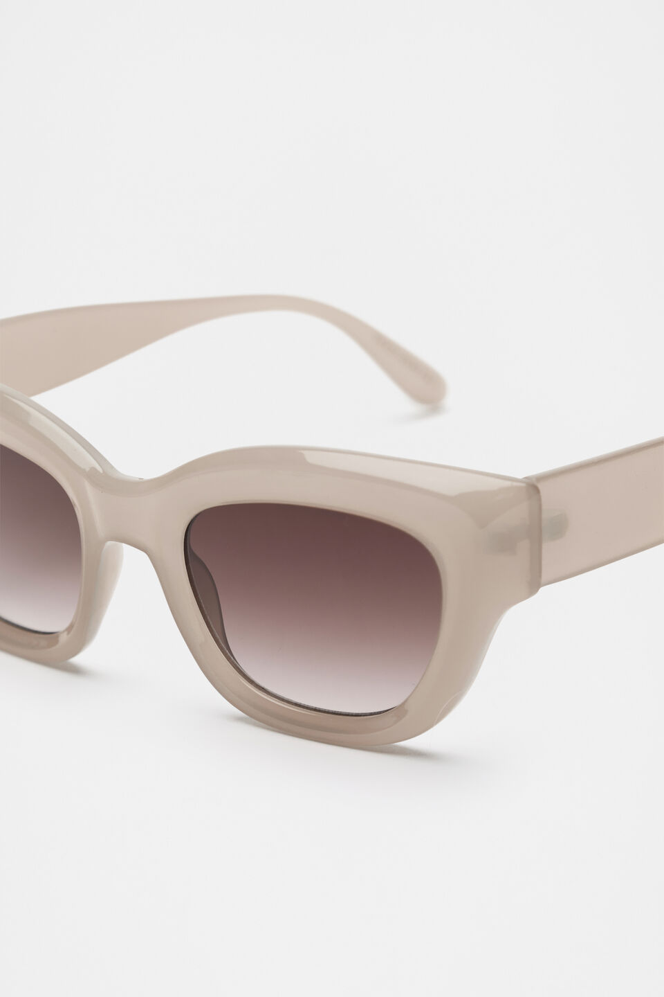 Rachel Cat Eye Sunglasses  Cool Sand