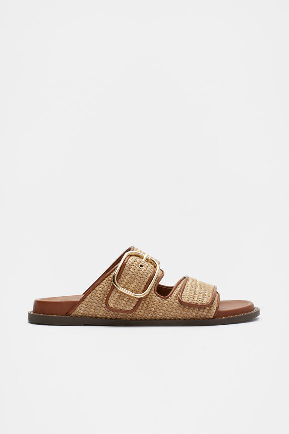 Matilda 2 Strap Slide  True Tan  hi-res