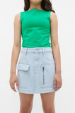 Cargo Denim Skirt  Glacier Denim  hi-res
