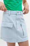 Cargo Denim Skirt  Glacier Denim  hi-res